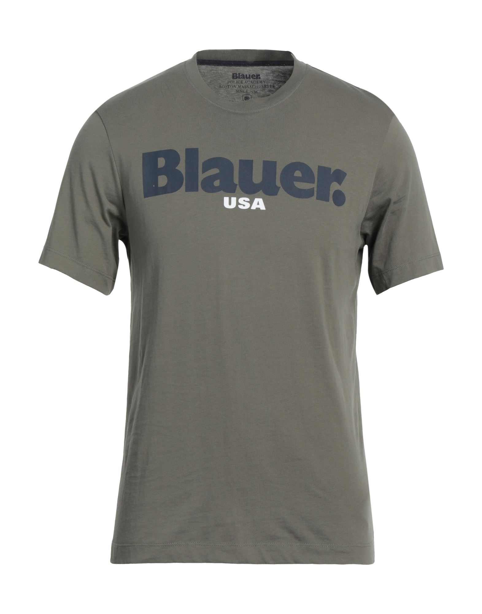 BLAUER T-shirts Herren Militärgrün von BLAUER
