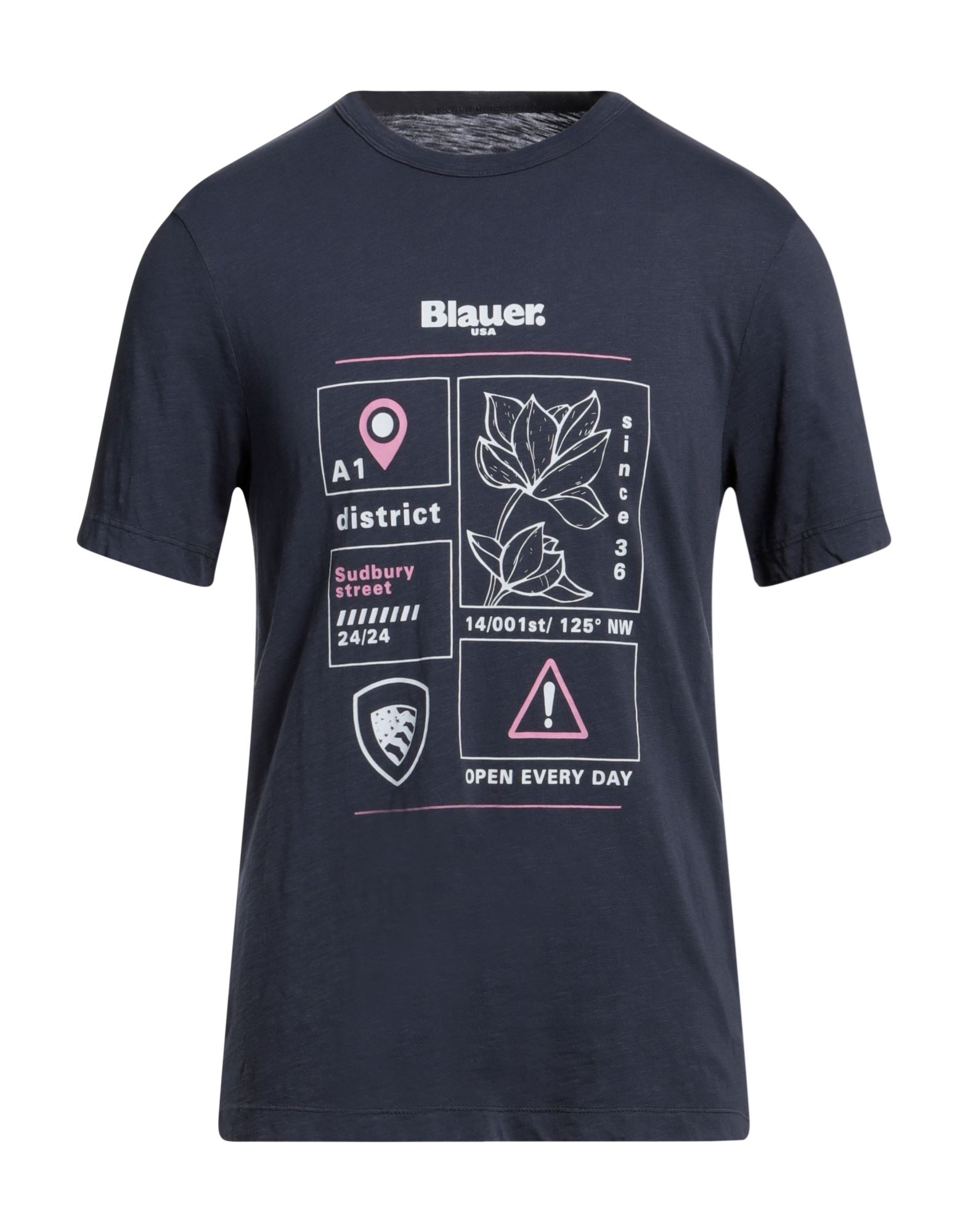 BLAUER T-shirts Herren Nachtblau von BLAUER