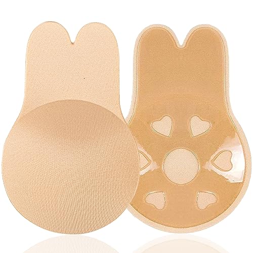 Klebe BH, Trägerloser BH, Push Up Lifting Unsichtbarer BH, Wiederverwendbare Selbstklebender BH, Rückenfreier BH für schulterfreie Oberteile, Abendkleider, Brautkleider und mehr von BLAZOR