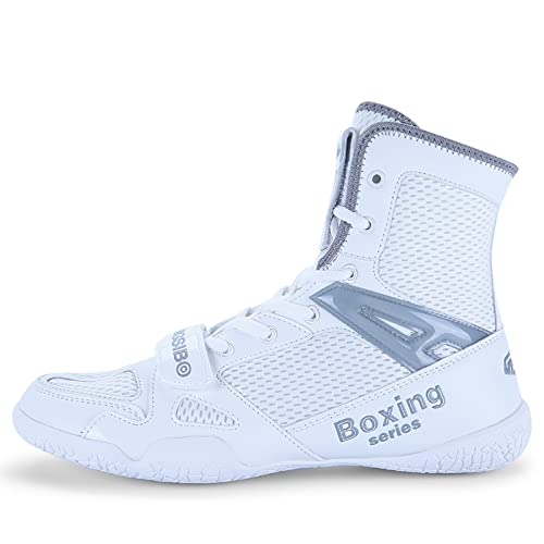 BoxenSchuhe Herren Deep Squat Schuhe Wrestling Schuhe Combat Boxers Trainer Atmungsaktiv Boxen Stiefel ringerschuhe für männer EU29-47 von BLBK