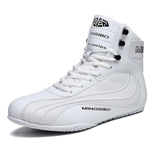 Boxschuhe Herren Wrestling Schuhe Jugendliche Muay Thai Kickboxen Sparring Boxers Trainers Kampfsport Schuhe Atmungsaktive Bodybuilding Boxen Stiefel von BLBK