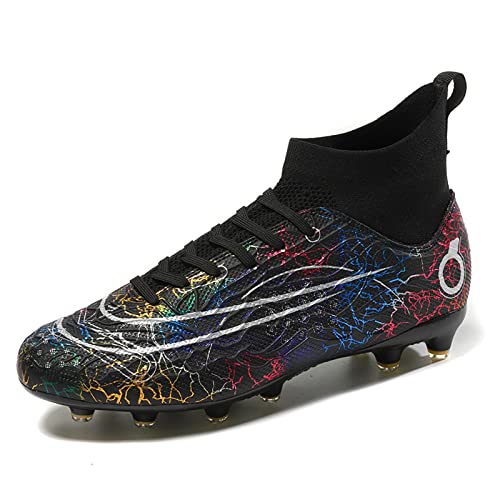 Fussballschuhe Herren Professionelle Fussballschuhe Unisex Outdoor Kinder hohe Bande für Kunstrasen geeignet AG Wettkampf- Trainingsschuhe,Schwarz 28c 38 Fussballschuhe Herren Professionelle Fussballschuhe Unisex Outdoor Kinder hohe Bande für Kunstrasen geeignet AG Wettkampf- Trainingsschuhe,Schwarz 28c 38 von BLBK