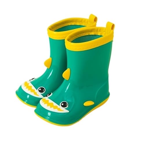 BLBTEDUAMDE Rain Shoes For Boys And Girls, Rain Boots Waterproof Shoes, Non-slip Rain Boots(Color:Green,Size:20) von BLBTEDUAMDE