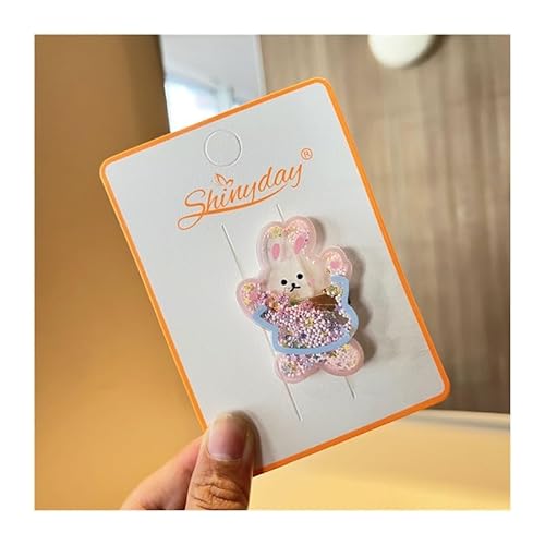 Haarspangen for Mädchen, süße Haarspangen, Haarspangen mit Sternen, Clips in Bonbonfarben, Haarspangen mit Druckknöpfen.(1) von BLBTEDUAMDE