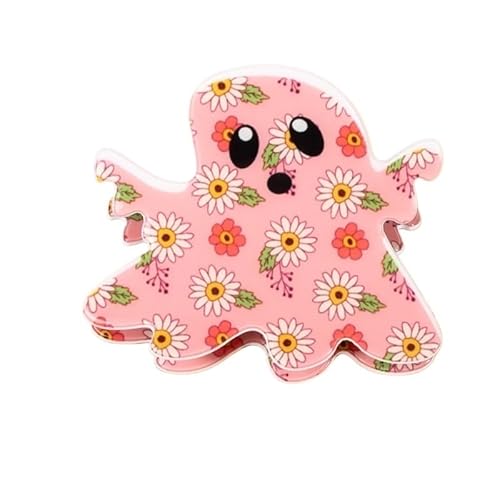 Halloween-Haarspangen for Damen, süße Haarklammern for Mädchen, Haar-Accessoires, personalisierte Haarspangen for Damen, Haarspangen der Halloween-Serie „Geister und Kobolde“, Pferdeschwanz-Stabilisat von BLBTEDUAMDE