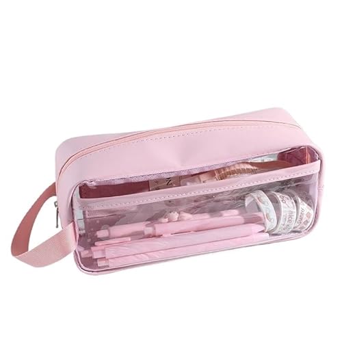 Tragbare Bleistifttasche mit großem Fassungsvermögen, Bleistifttasche mit Reißverschluss for Jungen und Mädchen, leichte Bleistifttasche mit Reißverschluss, einfache multifunktionale Bleistifttasche, von BLBTEDUAMDE