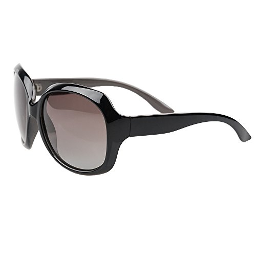 B BIDEN Retro Sonnenbrille Damen Polarisiert, Einfach und Großzügig Sonnenbrille Groß Outdoor Fahren Wandern Grundversion. von B BIDEN