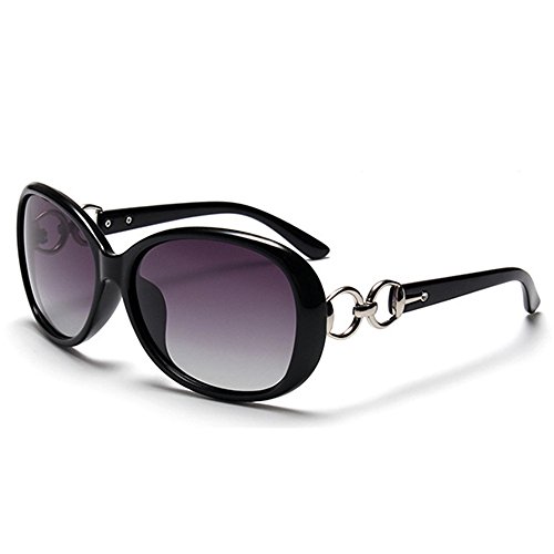 BLDEN Polarisierte Sonnenbrille Frauen, Mode Lässig Stil Sonnenbrille Oval Elegante UV 400 Schutz von B BIDEN