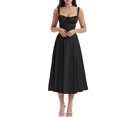 BLEDD Geblümtes Bustier-Kleid zur Taillenformung, Damen-Bustier-Sommerkleid mit Blumendruck. Geblümtes Bustier-Formerkleid (Color : C, Size : XL) von BLEDD