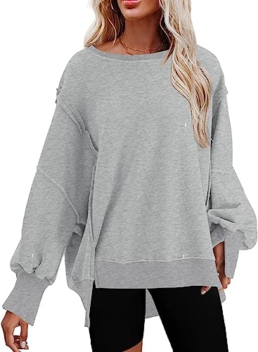 BLENCOT Damen Pullover Winter Herbst Rundhals Sweatshirt Pullover Langarmshirt Casual Oberteile Tops von BLENCOT