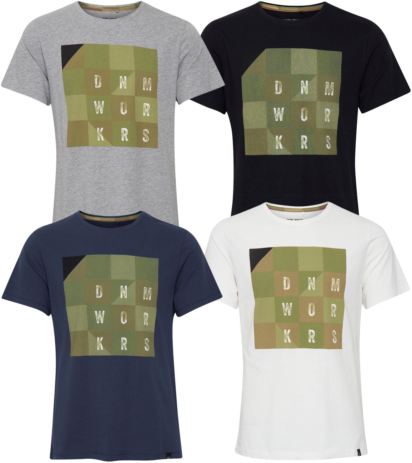 BLEND Amisk Herren Baumwoll-T-Shirt mit Print nachhaltiges Sommer-Shirt 20713512 verschiedene Farben von BLEND