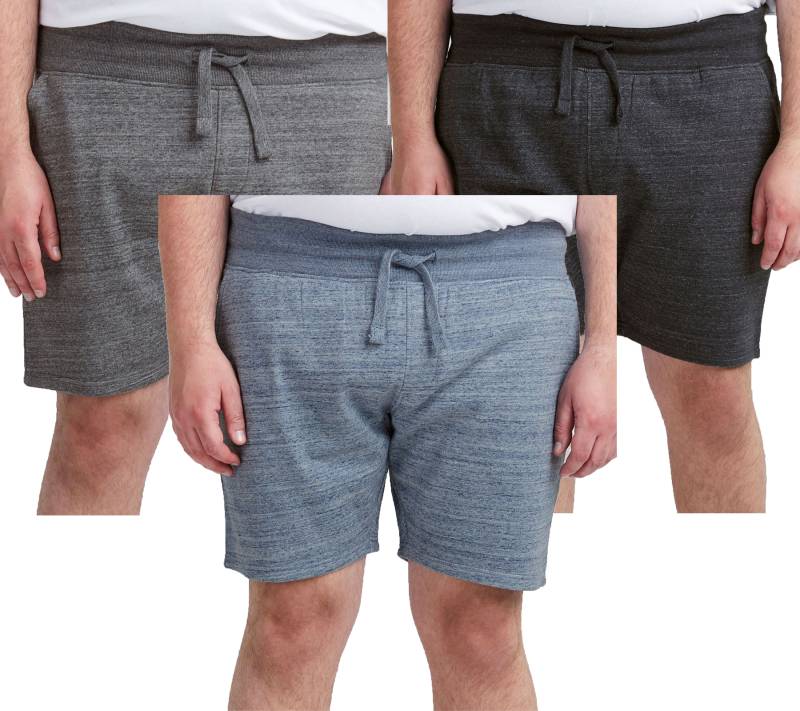 BLEND BT Venno Herren Sport- und Freizeit-Bermuda Übergröße bequeme Baumwoll-Sweat-Shorts Große Größen 20714926 ME Blau, Grau oder Schwarz von BLEND