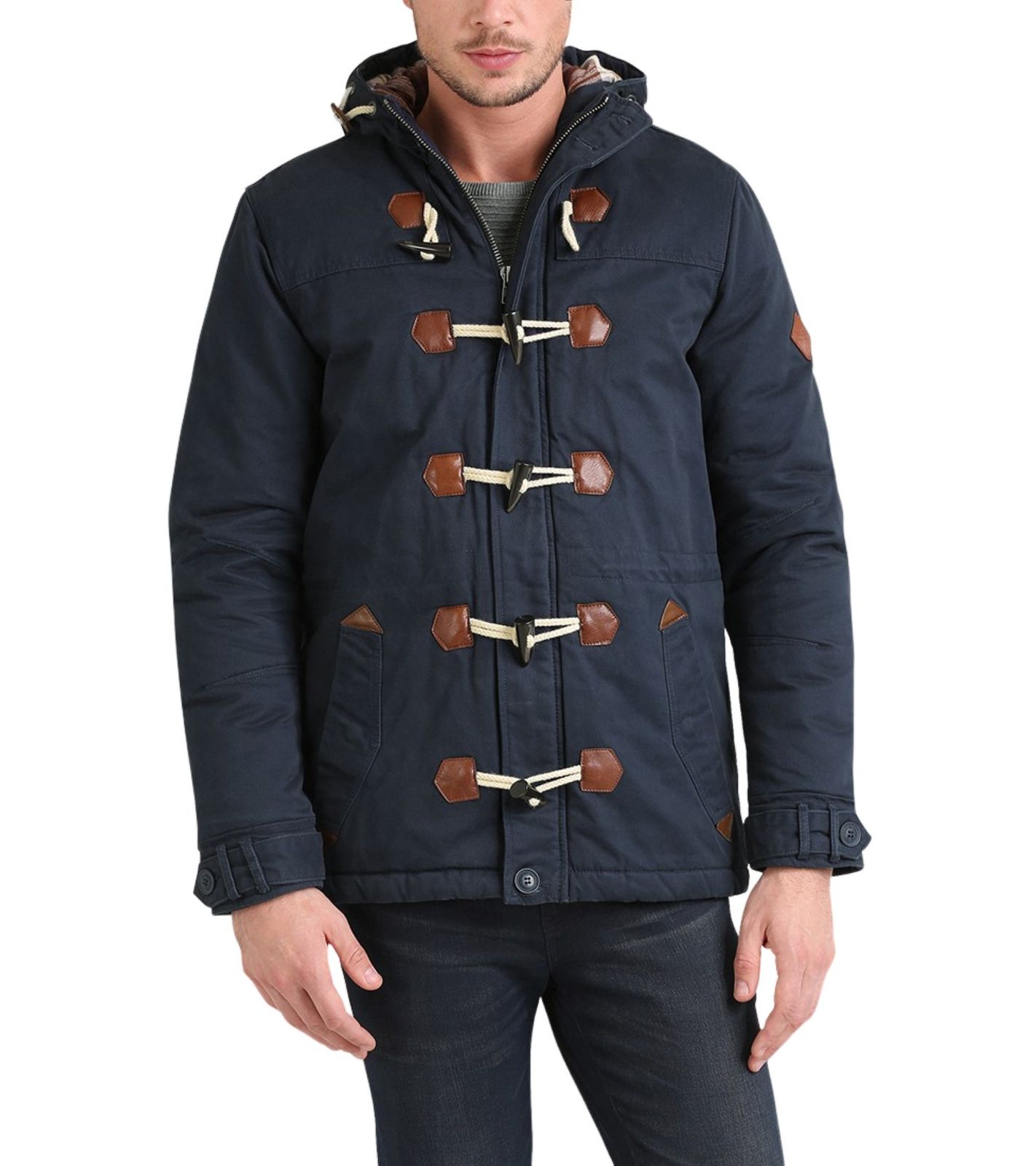 BLEND Herren Dufflecoat Parka mit warmer Fütterung Kenthon Navy von BLEND