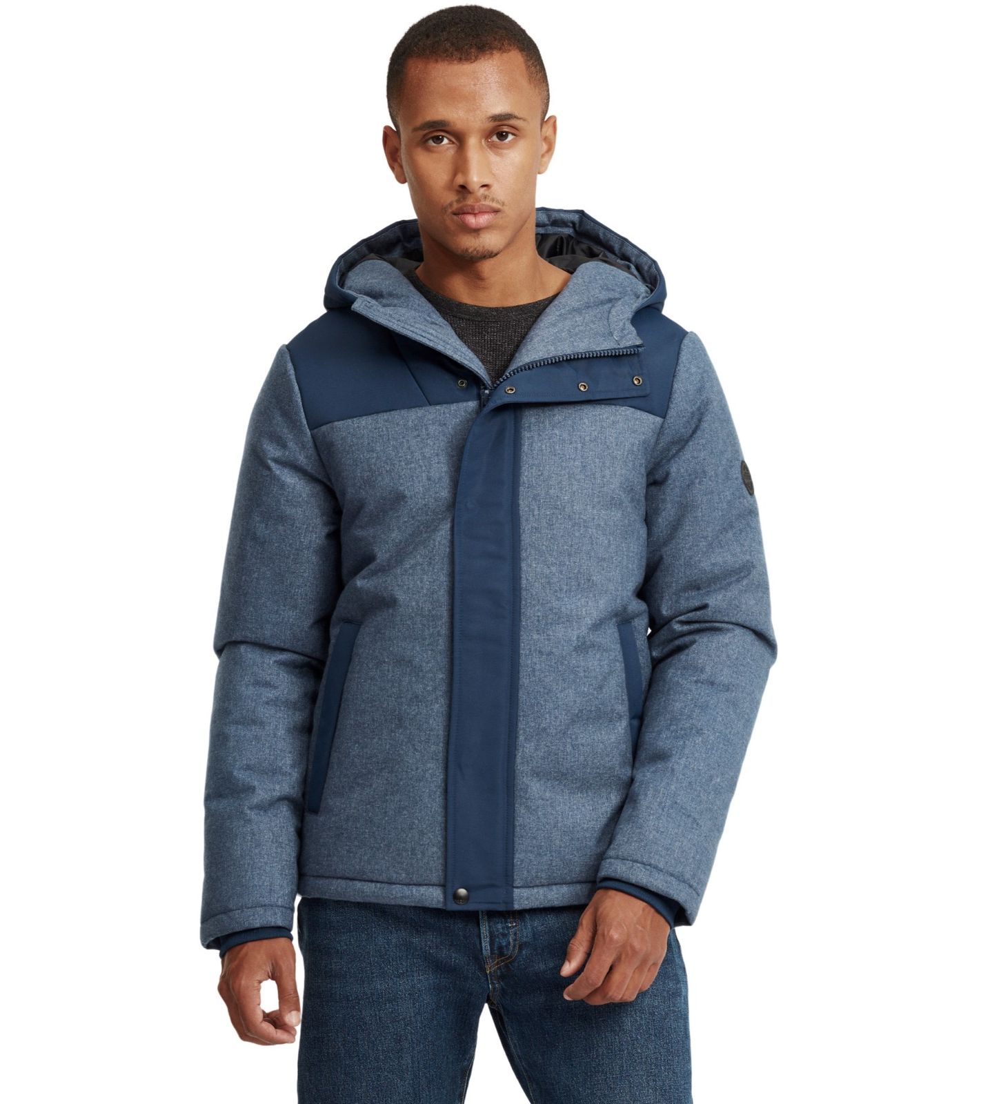 BLEND Herren Softshell-Jacke Winter-Jacke Mikell Regular Fit Blau von BLEND