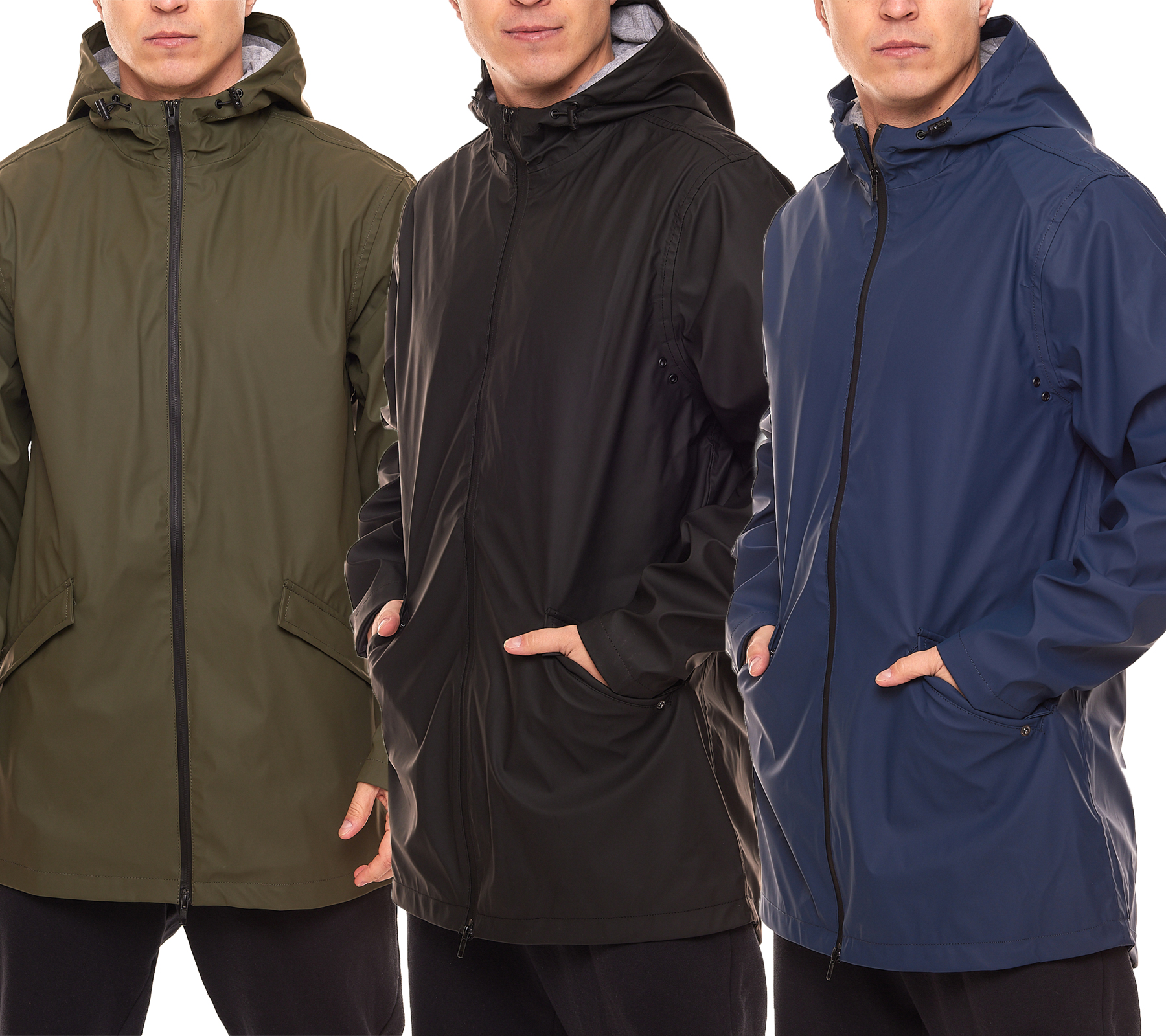 BLEND Herren Regen-Mantel Windbreaker mit Kapuze Jyrki 20712317ME von BLEND