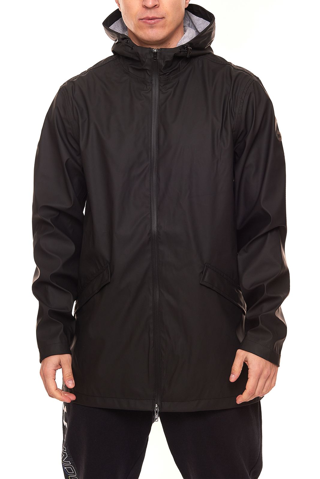 BLEND Herren Regen-Mantel Windbreaker mit Kapuze Jyrki Schwarz von BLEND