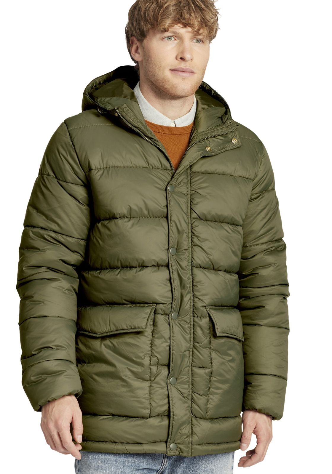 BLEND Herren Stepp-Jacke Winter-Parka mit leichter Füllung Hollang Grün von BLEND