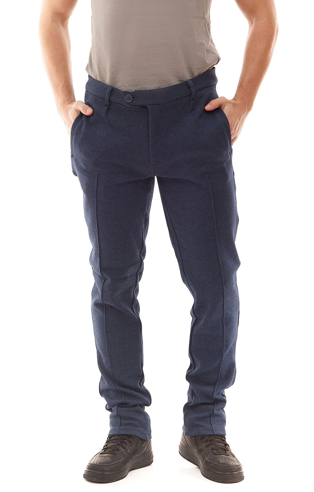 BLEND Herren Stoff-Hose Business-Hose mit Stretch-Anteil Wenzel Blau von BLEND