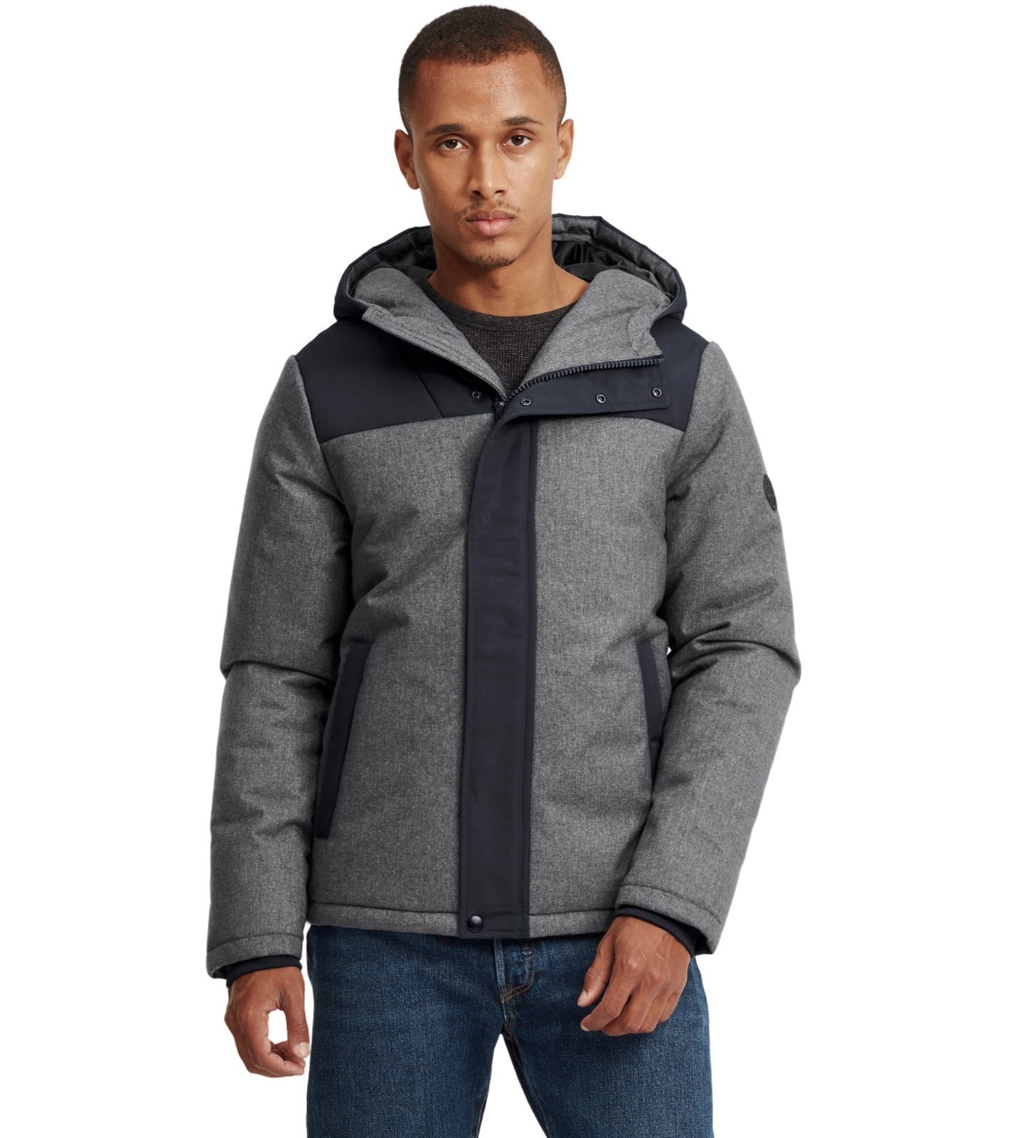 BLEND Herren Winter-Jacke Softshell-Jacke Mikell Regular Fit Schwarz von BLEND