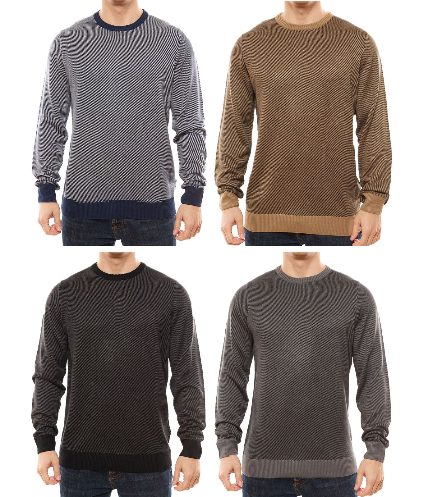 BLEND Londres Herren Rundhals-Sweatshirt Feinstrick-Pullover 20712232 verschiedene Farben von BLEND