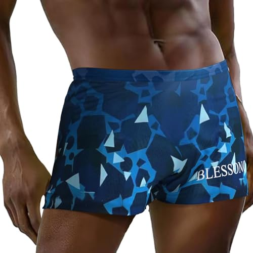 Badehose Herren Kurz Schwimmhose Eng Wassersport Badeshorts von BLESSONG