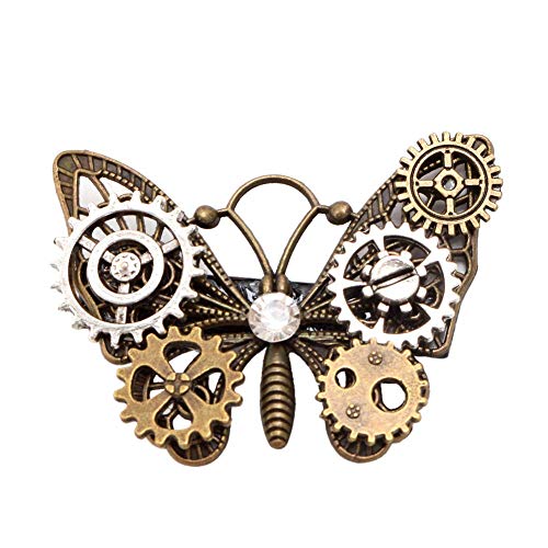 BLESSUME Frau gotisch Steampunk Getriebe Haarspange Retro Kopf Zubehör 1pc (B) von BLESSUME