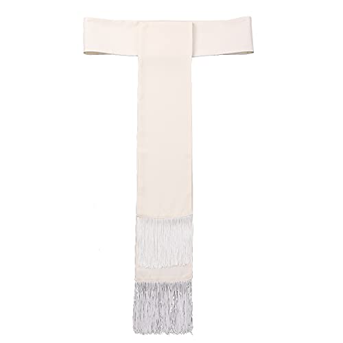 BLESSUME Messgewand Gürtel Chor Taille Schärpe (XL, Nur beige Gürtel) von BLESSUME