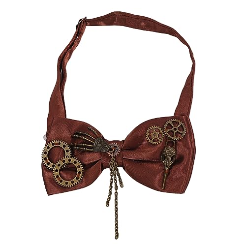 BLESSUME Steampunk Fliege Vintage Gears Kostümzubehör für Cosplay von BLESSUME
