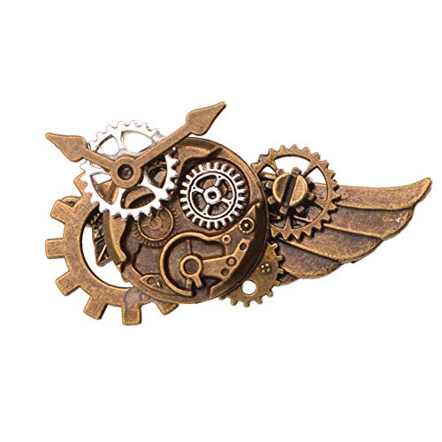 BLESSUME Vintage Retro-Legierung Brosche Steampunk viktorianischen Brosche(25 Styles) (L) von BLESSUME