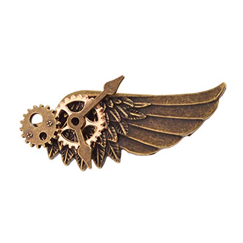 BLESSUME Vintage Retro-Legierung Brosche Steampunk viktorianischen Brosche (K) von BLESSUME