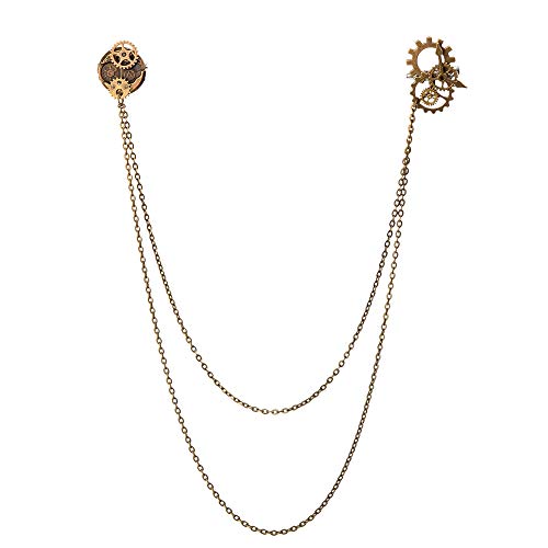 BLESSUME Vintage Retro-Legierung Brosche Steampunk viktorianischen Brosche (P) von BLESSUME
