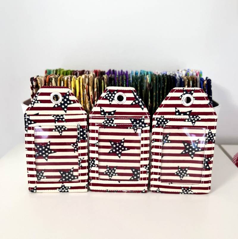 Handgefertigter Stoff Anhänger Custom Id Tag von BLHandmade