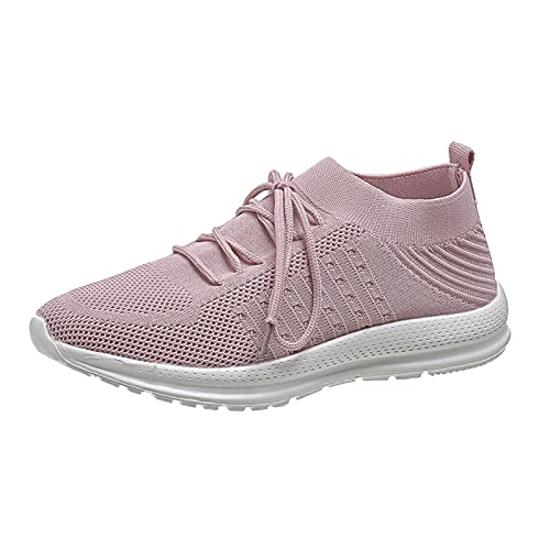 BLIBUNALA Damen Sneaker Laufschuhe Damen Leicht Sneaker Sportschuhe Joggingschuhe Herren Outdoor Lace Up Sneaker Damen Straßenlaufschuhe Atmungsaktiv Fitness Walking Turnschuhe von BLIBUNALA