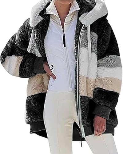 BLIBUNALA Teddyjacke Damen Winterjacke Damen Wintermantel Warm Winterjacke Wintermantel Lang Lang Teddy Fleecejacke Übergangsjacke Herbst Übergangsjacke Jacke Fleecejacke Fleecejacken Teddyfleece BLIBUNALA Teddyjacke Damen Winterjacke Damen Wintermantel Warm Winterjacke Wintermantel Lang Lang Teddy Fleecejacke Übergangsjacke Herbst Übergangsjacke Jacke Fleecejacke Fleecejacken Teddyfleece von BLIBUNALA