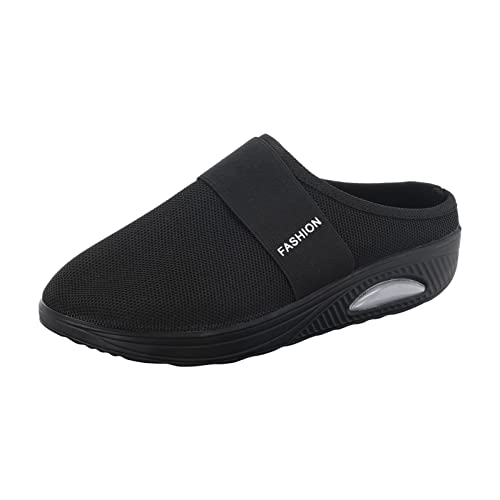 Orthopädische Schuhe Damen Air Cushion Diabetiker Nettjade Schuhe Slip-On Sportschuhe Sabots Mit Luftkissen Wmshoe Hausschuhe Frauen Walkingschuhe Bequeme Laufschuhe Volleyball Sneaker Turnschuhe von BLIBUNALA