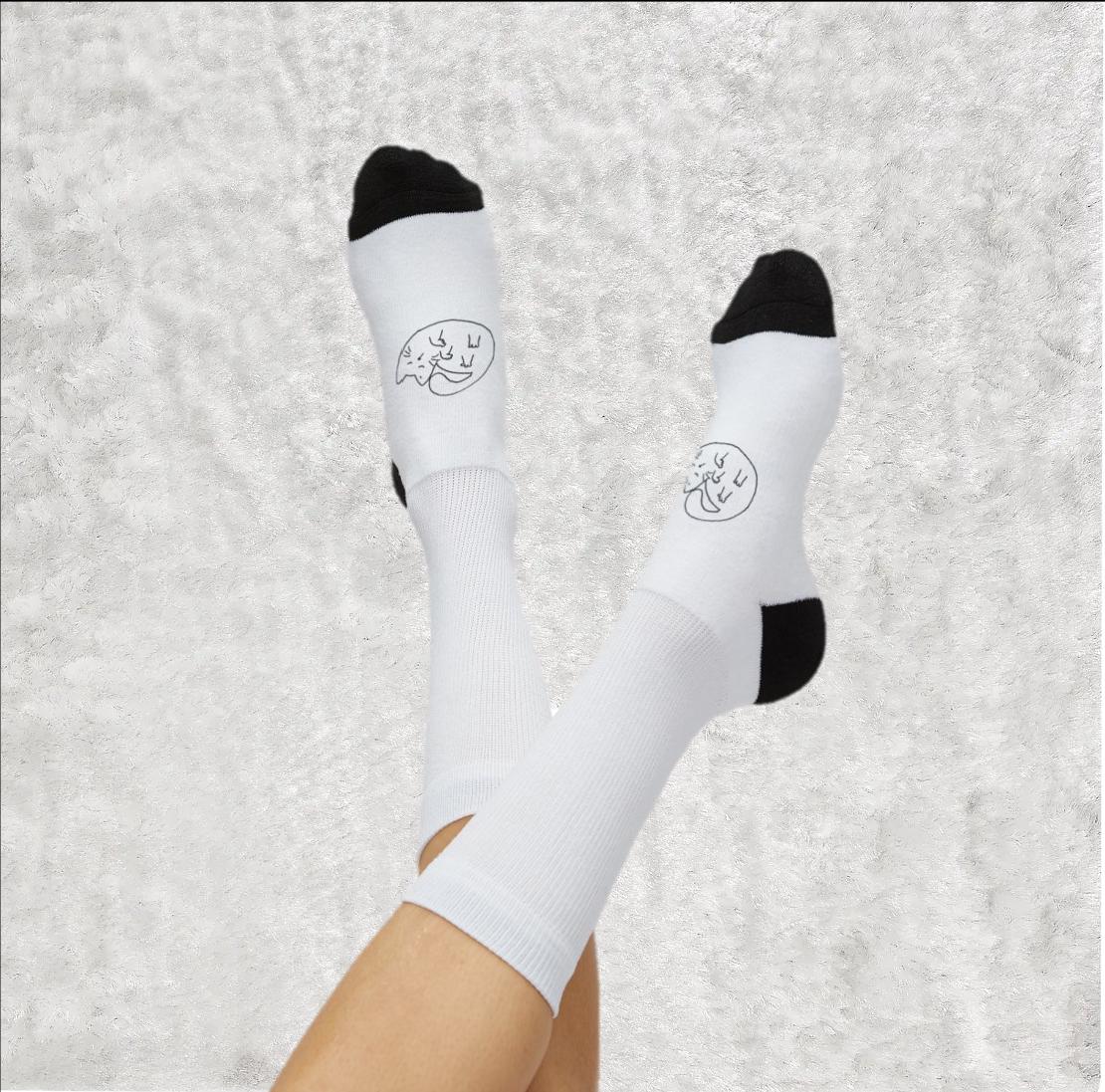 Kittycuddle/Cute Cat Nino Socks | Sublimation By Blindland von BLINDLAND