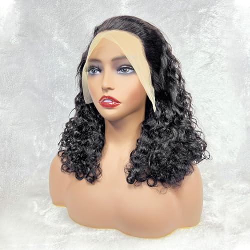 BLISSHAIR Lockige Echthaar Perücke, 13x4 Lace Front Perücke Brasilien Remy Haar Echthaar Perücke Schwarz Afro Curly Wig für Damen Pixie Cut Human Hair Wig 150% Dichte 16 Zoll BLISSHAIR Lockige Echthaar Perücke, 13x4 Lace Front Perücke Brasilien Remy Haar Echthaar Perücke Schwarz Afro Curly Wig für Damen Pixie Cut Human Hair Wig 150% Dichte 16 Zoll von BLISSHAIR