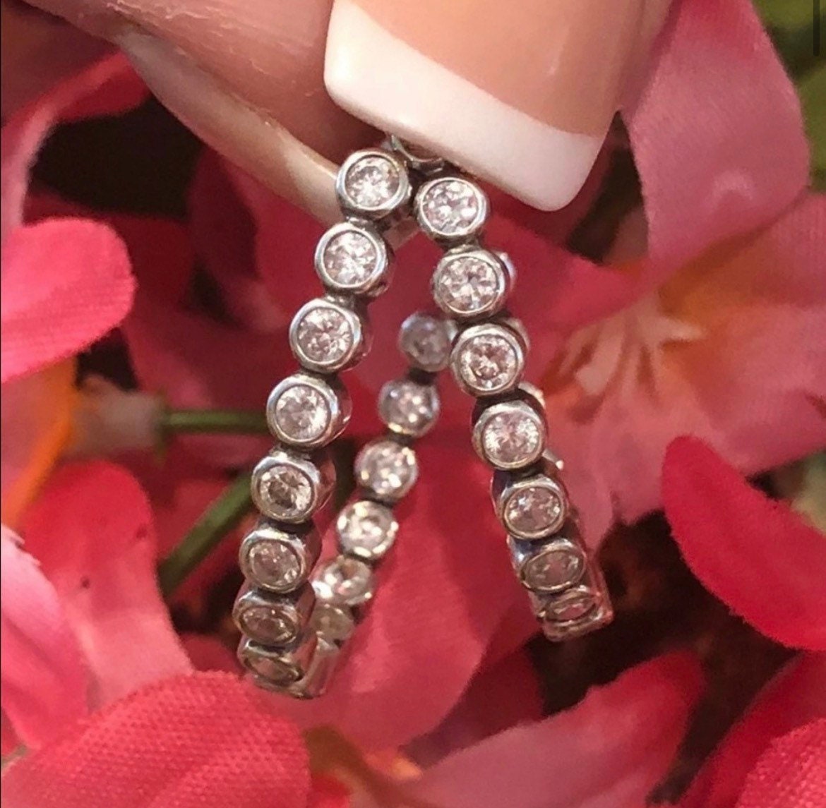 Silpada Sterling Silber Cubic Zirconia Ohrringe P2006 von BLJewlsSilpada
