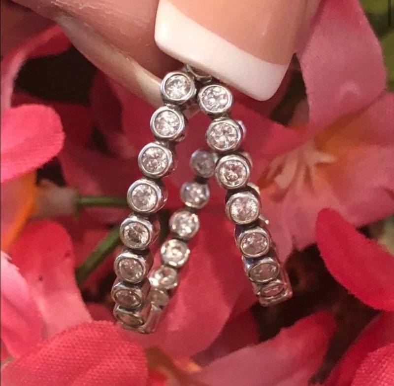 Silpada Sterling Silber Cubic Zirconia Ohrringe P2006 von BLJewlsSilpada