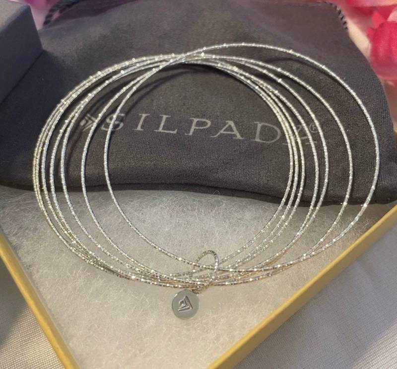 Silpada Sterling Silber "Lasting Impression' Armreif Armband-Armband-Set B3008 von BLJewlsSilpada