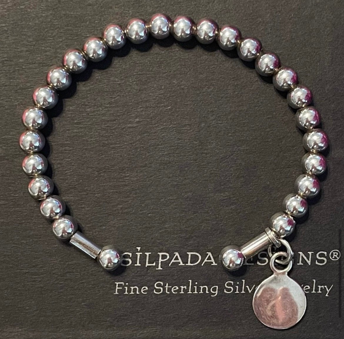 Silpada Sterling Silber Perlen Manschette Charme Armband B0744 Silpada Sterling Silber Perlen Manschette Charme Armband B0744 von BLJewlsSilpada