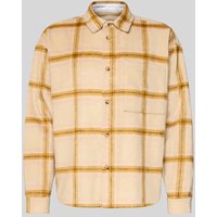 BLKVIS Regular Fit Flanellhemd mit Viskose-Anteil in Offwhite, Größe M BLKVIS Regular Fit Flanellhemd mit Viskose-Anteil in Offwhite, Größe M von BLKVIS