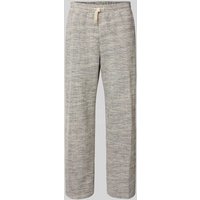 BLKVIS Regular Fit Stoffhose mit Strukturmuster in Offwhite, Größe XL von BLKVIS