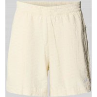 BLKVIS Relaxed Fit Shorts mit Reißverschlusstaschen in Offwhite, Größe M von BLKVIS