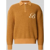 BLKVIS Strickpullover mit Polokragen in Senf, Größe XXL von BLKVIS