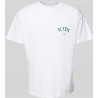 BLKVIS T-Shirt mit Label-Print in Weiss, Größe XXL von BLKVIS