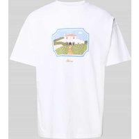 BLKVIS T-Shirt mit Motiv-Print Modell 'DOMAINE' in Weiss, Größe XL von BLKVIS
