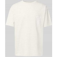 BLKVIS T-Shirt mit Motiv- und Label-Print Modell 'VASO' in Hellgrau Melange, Größe XXL von BLKVIS