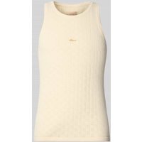 BLKVIS Tanktop mit Label-Stitching in Offwhite, Größe XXL von BLKVIS