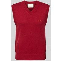 BLKVIS Wollpullunder mit Label-Stitching in Rot, Größe XS von BLKVIS